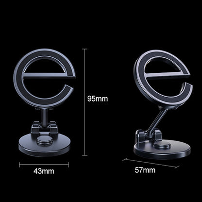 D38 Letter E Magnetic Folding Car Phone Holder Rotatable Dashboard Stick-On Navigation Stand by buy2fix