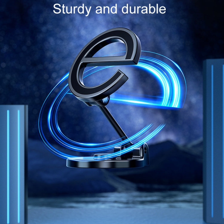 D38 Letter E Magnetic Folding Car Phone Holder Rotatable Dashboard Stick-On Navigation Stand by buy2fix