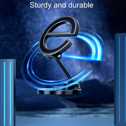 D38 Letter E Magnetic Folding Car Phone Holder Rotatable Dashboard Stick-On Navigation Stand by buy2fix