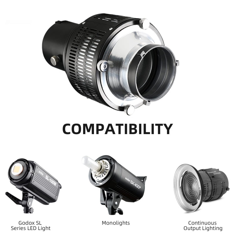 Optical Snoot Photo Studio Accessory for Flash Lamp with Bowens Mount by buy2fix