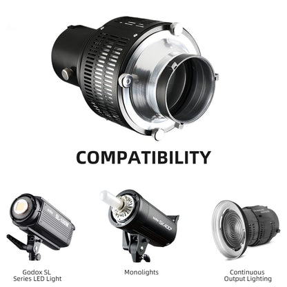 Optical Snoot Photo Studio Accessory for Flash Lamp with Bowens Mount by buy2fix