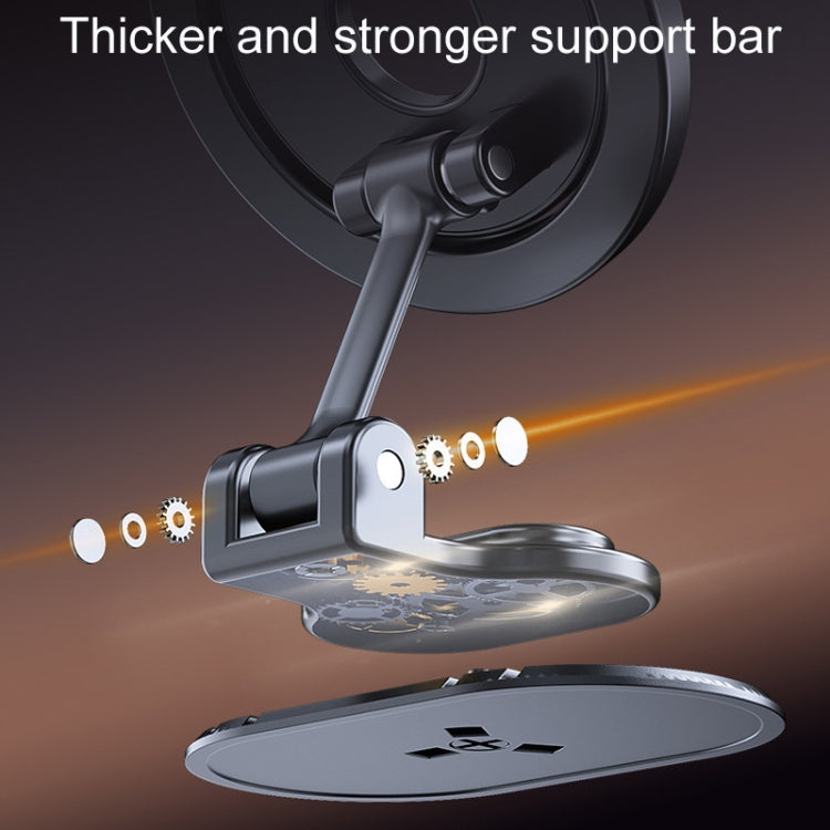 D50-1 Magnetic Folding Car Phone Holder Rotatable Dashboard Stick-On Navigation Stand by buy2fix