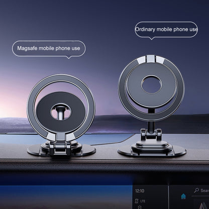 D50-1 Magnetic Folding Car Phone Holder Rotatable Dashboard Stick-On Navigation Stand by buy2fix