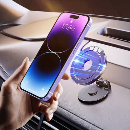D50 Magnetic Folding Car Phone Holder Rotatable Dashboard Stick-On Navigation Stand by buy2fix