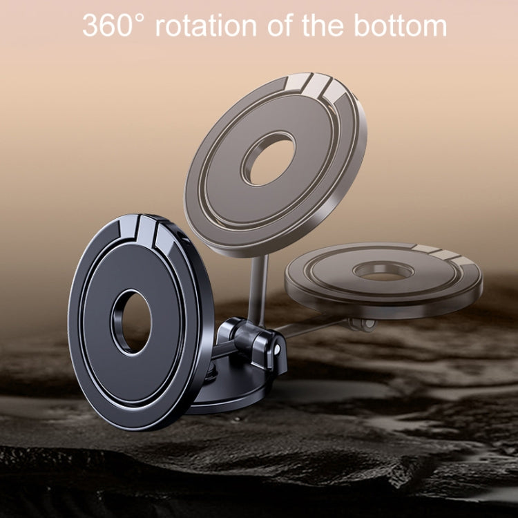 D50 Magnetic Folding Car Phone Holder Rotatable Dashboard Stick-On Navigation Stand by buy2fix