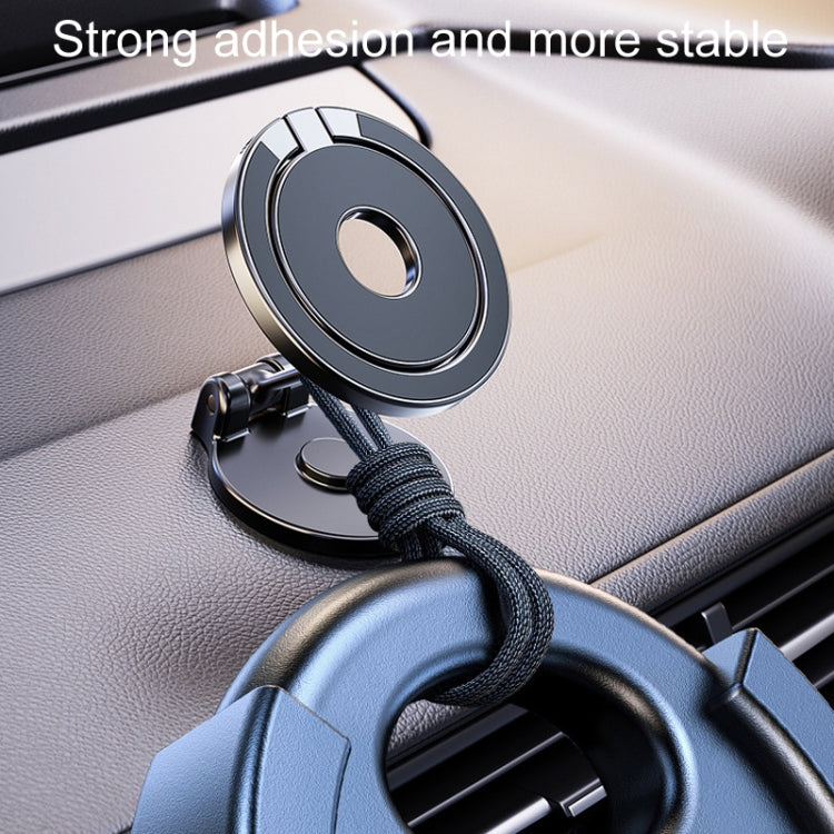 D50 Magnetic Folding Car Phone Holder Rotatable Dashboard Stick-On Navigation Stand by buy2fix