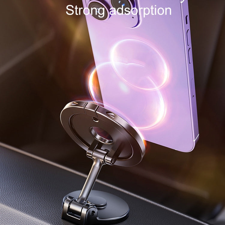 D50 Magnetic Folding Car Phone Holder Rotatable Dashboard Stick-On Navigation Stand by buy2fix