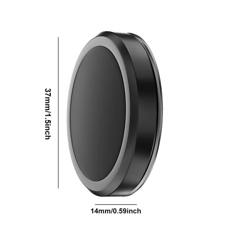 D35 Zero Gravity Car Steering Wheel Phone Navigation Mount Sticky Metal Magnetic Holder by buy2fix