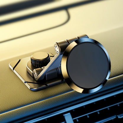 D30 Foldable Suspension Car Phone Holder Magnetic Adhesive Type Metal Navigation Stand by buy2fix