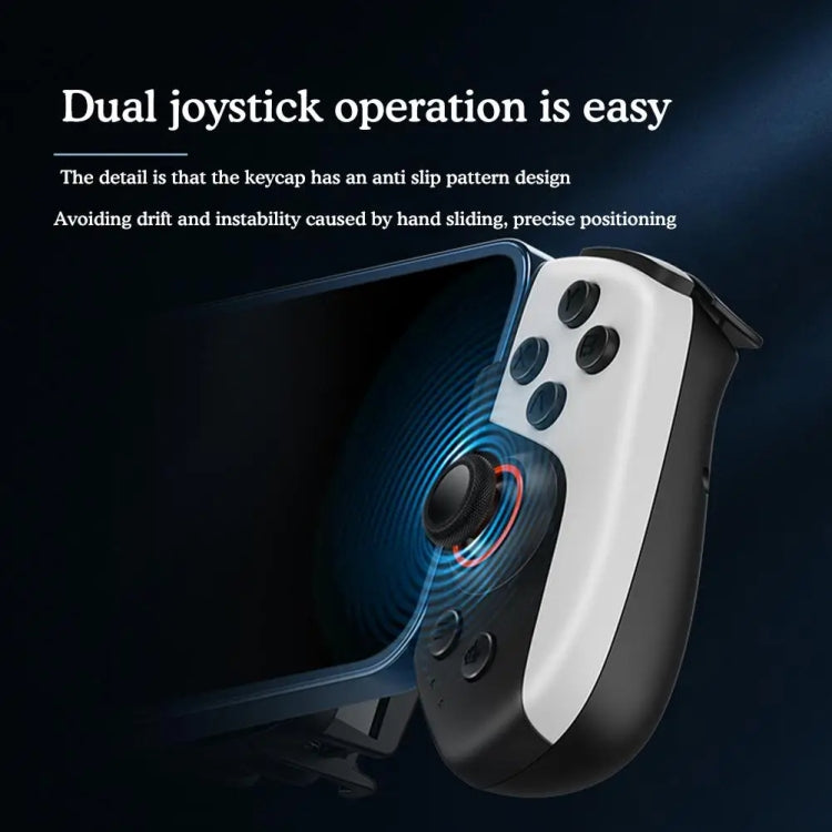 Mobile Phone Gaming Controller with Cooler & 2 Back Button Macro Programmable(Black) - Controller Gamepad by buy2fix | Online Shopping UK | buy2fix