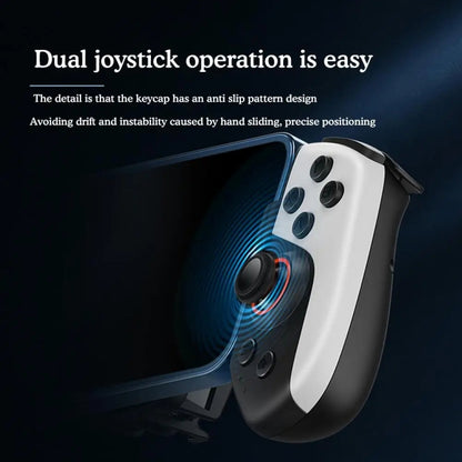 Mobile Phone Gaming Controller with Cooler & 2 Back Button Macro Programmable(Black) - Controller Gamepad by buy2fix | Online Shopping UK | buy2fix