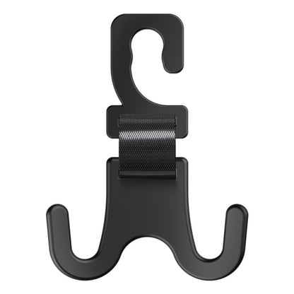 Car Electrical Bike Dual Hooks Stroller Portable Multi-Purpose Pole Hangers(Black) by buy2fix