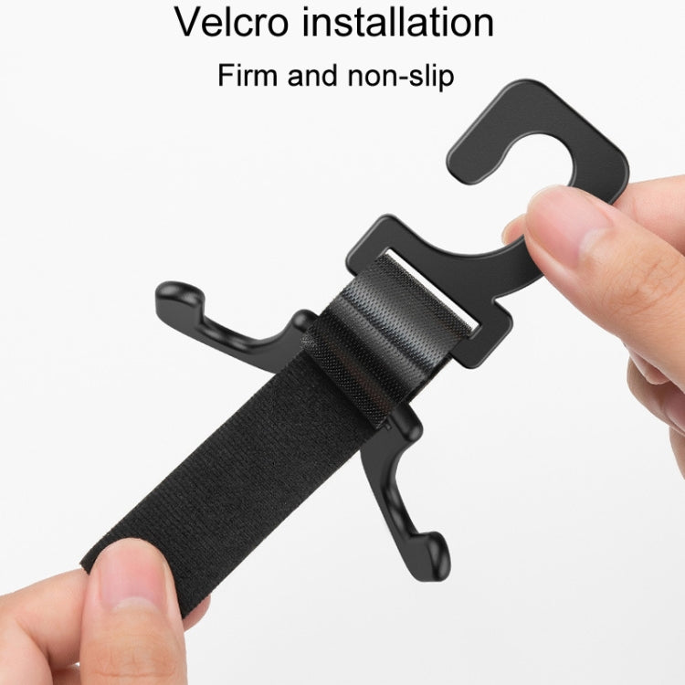 Car Electrical Bike Dual Hooks Stroller Portable Multi-Purpose Pole Hangers(Black) by buy2fix