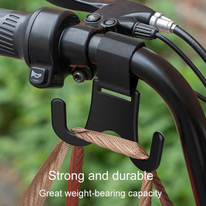 Car Electrical Bike Dual Hooks Stroller Portable Multi-Purpose Pole Hangers(Black) by buy2fix