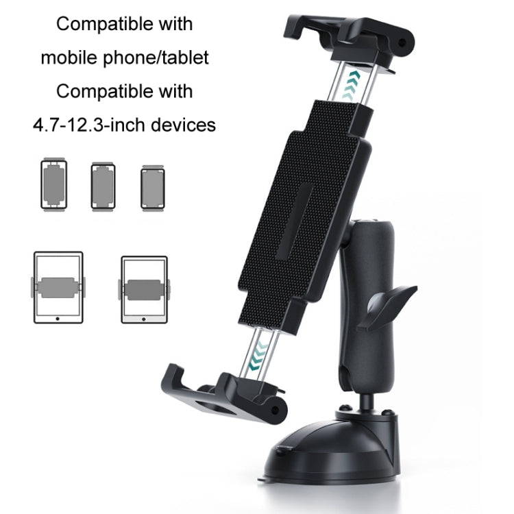 Multifunctional Car Dashboard Mobile Phone Folding Holder, Style: Base Screw Fixation by buy2fix