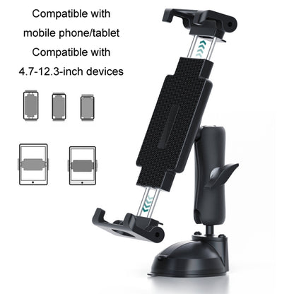 Multifunctional Car Dashboard Mobile Phone Folding Holder, Style: Base Screw Fixation by buy2fix