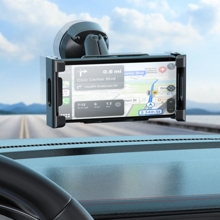 Multifunctional Car Dashboard Mobile Phone Folding Holder, Style: Suction Cup Base Type A by buy2fix