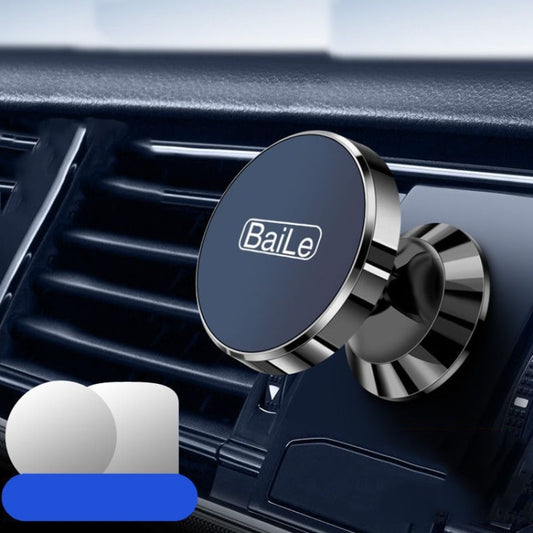 BaiLe Magnetic Car Phone Holder Universal Car Dashboard Fixed Navigation Bracket, Color: Sticker Black - Universal Car Holders by BaiLe | Online Shopping UK | buy2fix