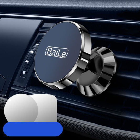 BaiLe Magnetic Car Phone Holder Universal Car Dashboard Fixed Navigation Bracket, Color: Buckle Black - Universal Car Holders by BaiLe | Online Shopping UK | buy2fix