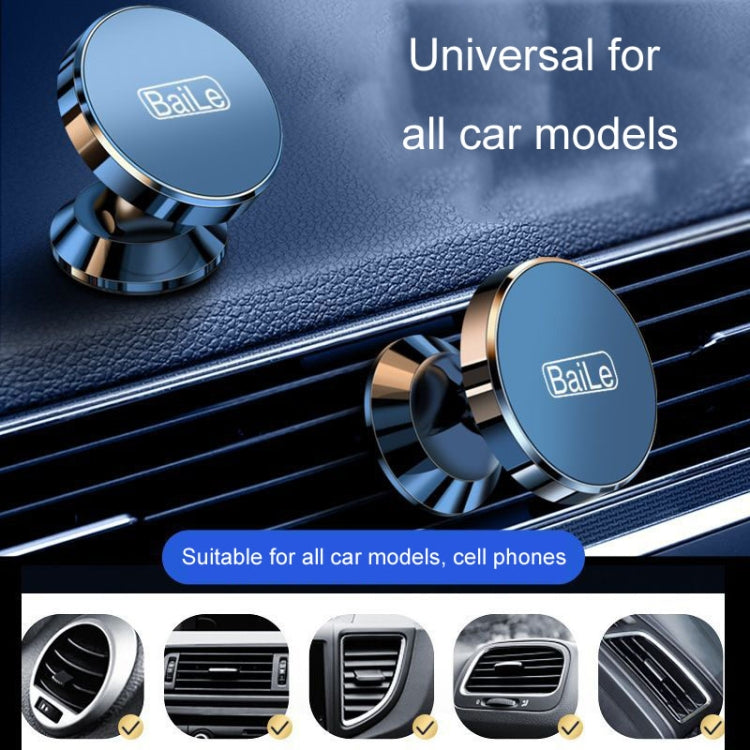 BaiLe Magnetic Car Phone Holder Universal Car Dashboard Fixed Navigation Bracket, Color: Buckle Black - Universal Car Holders by BaiLe | Online Shopping UK | buy2fix