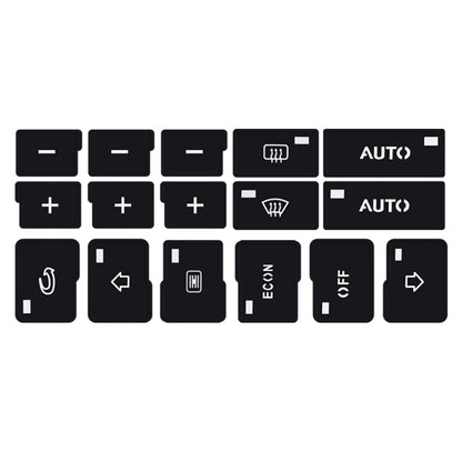 2sets For Audi A4/B6/B7 2000-2004 Car Air Conditioning Button Panel Sticker by buy2fix