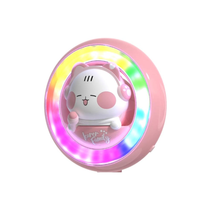 ICARER FAMILY XX-28 Car Aromatherapy Colorful Rhythm Lights Air Vent Aromatherapy Decoration(Pink) by ICARER FAMILY