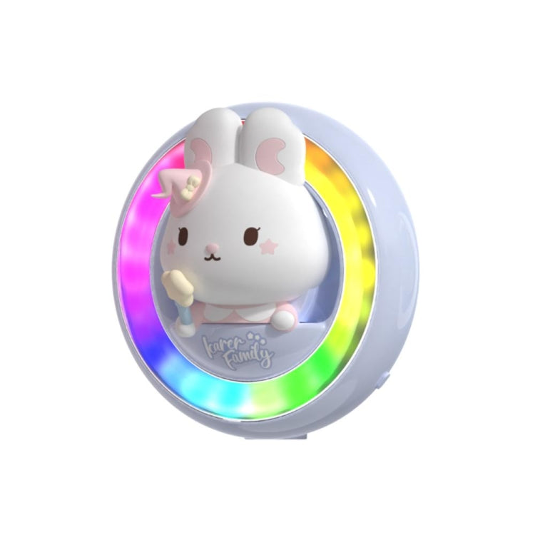 ICARER FAMILY XX-28 Car Aromatherapy Colorful Rhythm Lights Air Vent Aromatherapy Decoration(Purple) by ICARER FAMILY