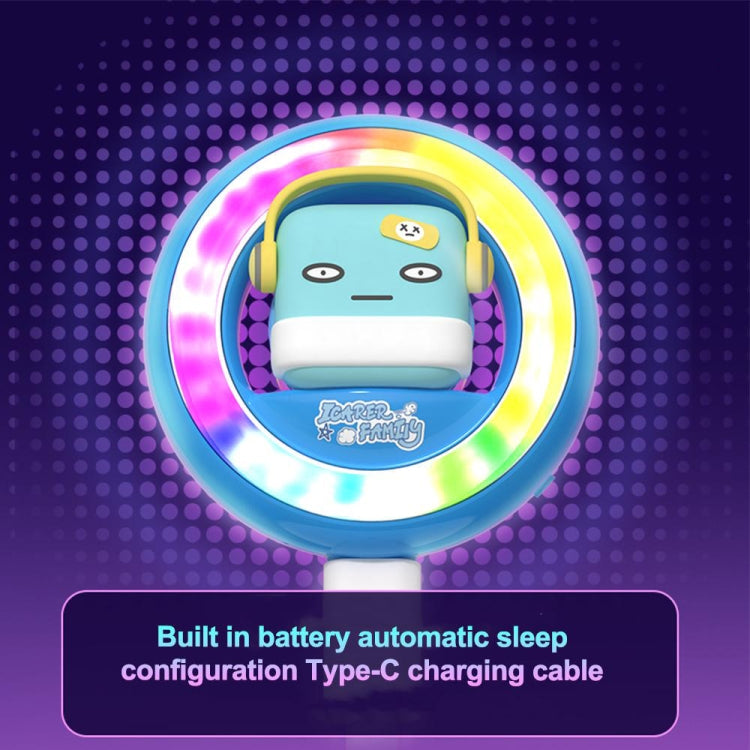 ICARER FAMILY XX-28 Car Aromatherapy Colorful Rhythm Lights Air Vent Aromatherapy Decoration(Blue) by ICARER FAMILY