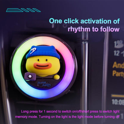 ICARER FAMILY XX-28 Car Aromatherapy Colorful Rhythm Lights Air Vent Aromatherapy Decoration(Purple) by ICARER FAMILY