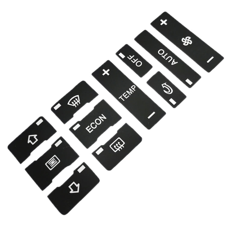 2pcs For Audi A2/A3/A8L Car Air Conditioning Control Switch Repair Sticker by buy2fix