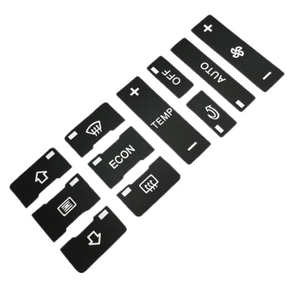 2pcs For Audi A2/A3/A8L Car Air Conditioning Control Switch Repair Sticker by buy2fix