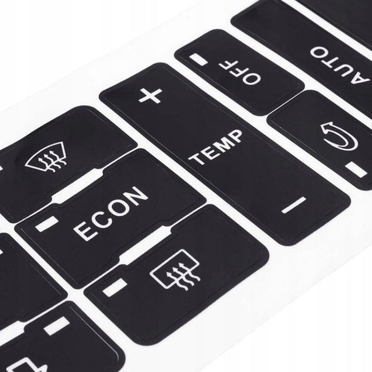 2pcs For Audi A2/A3/A8L Car Air Conditioning Control Switch Repair Sticker by buy2fix