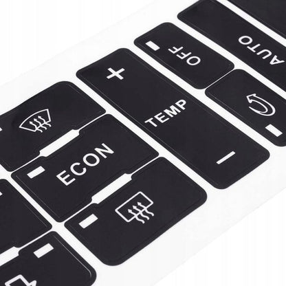 2pcs For Audi A2/A3/A8L Car Air Conditioning Control Switch Repair Sticker by buy2fix