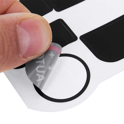 2pcs For Ford S-Max/MONDEO Car Air Conditioning Button Repair Sticker(Black) by buy2fix