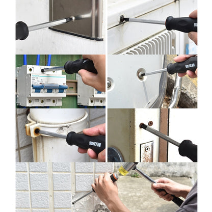 BOLEEI 8.0x250mm Phillips Heart Piercing Knockable Screwdriver Convertible Tool by BOLEEI