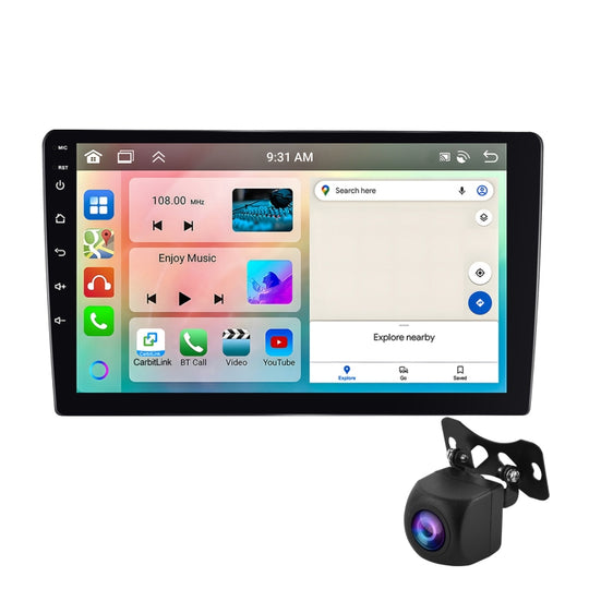 7 inch 6+128G Android Universal HD Large Screen Car Bluetooth Player Android GPS Navigation Integrated Machine(Standard+AHD Camera)