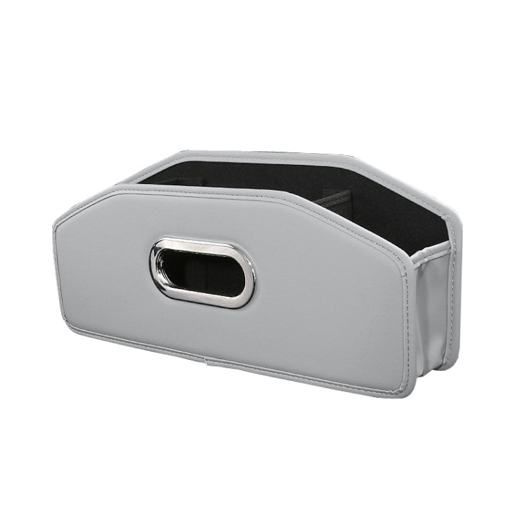 Auto Seatback Organizer Tissue Bag Car Rear Drainage Cup Holder(Gray) by buy2fix