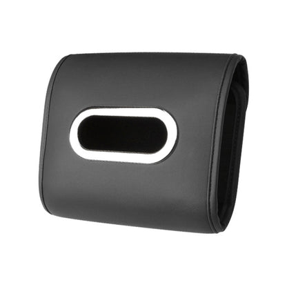Auto Armrest Tissue Box Car Seat Back Hanging Napkin Pack Cover(Black) by buy2fix