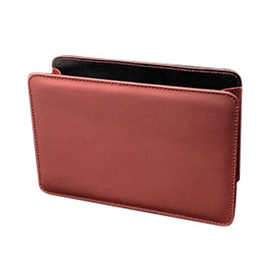 Car Folding Trash Can Multifunctional Seatback Hanging Storage Box(Wine Red) by buy2fix