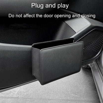 Car Folding Trash Can Multifunctional Seatback Hanging Storage Box(Black) by buy2fix