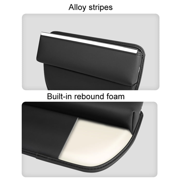 Automotive Seat Clamp Seam Organizer Car Decoration Storage Bag Water Cup Model, Style: Main Driver Saddle Brown by buy2fix