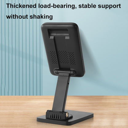 15W Desktop Wireless Charging Rotating Phone Holder Lazy Tablet Folding Lifting Bracket(Black) by buy2fix