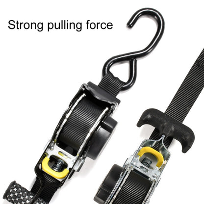 Auto Retract Tensioner Automobile And Motorcycle Cargo Fixing Straps(White) - Towing Bars by buy2fix | Online Shopping UK | buy2fix
