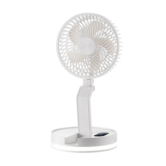 F200 Foldable Remote Control Wall-mounted Fan LED Light Desktop Rotating Fan, Color: Regular Model by buy2fix