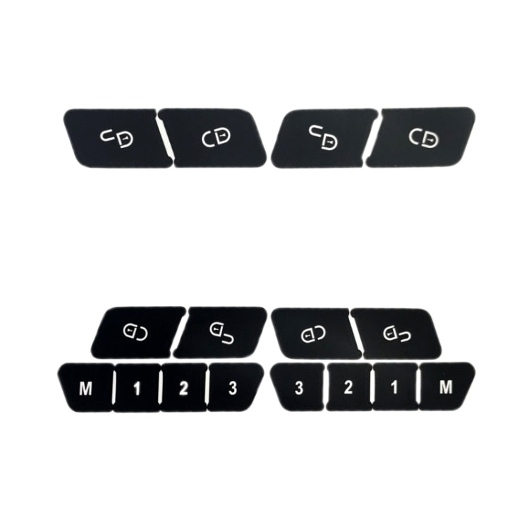 For Mercedes Benz W204/C300 2007-2014 Inner Door Switch Button Repair Sticker(Style 2) by buy2fix