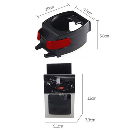 Car Air Conditioner Air Outlet Mobile Phone Water Cup Holder(Black) by buy2fix