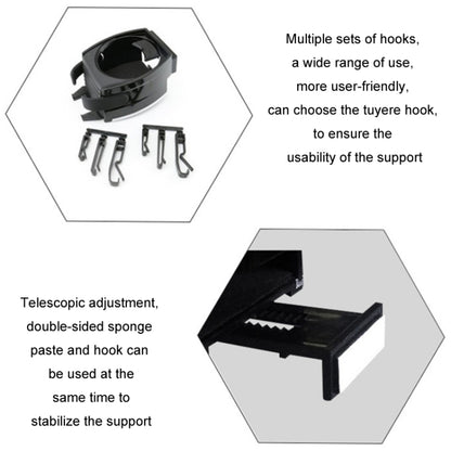 Car Air Conditioner Air Outlet Mobile Phone Water Cup Holder(Blue) by buy2fix