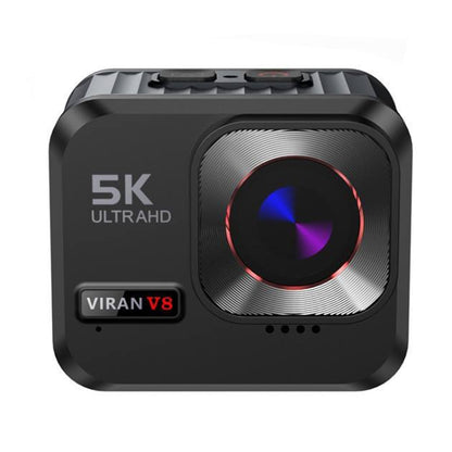 VIRAN V8 5K Ultra-Clear Outdoor Diving Anti-Shake Sports Camera Cycling Helmet Driving Recorder(Black) - Sports Camera by VIRAN | Online Shopping UK | buy2fix