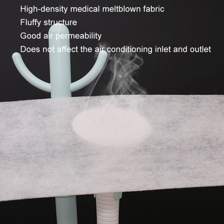 5pcs /Pack 22x80cm Disposable Air Conditioning Air Purification Filter Household Hanging Air Intake Dust Removal Cotton(White) - Air Conditioner Parts by buy2fix | Online Shopping UK | buy2fix