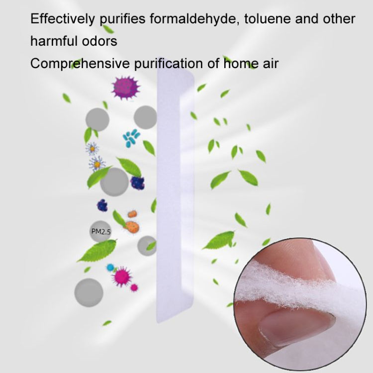5pcs /Pack 22x80cm Disposable Air Conditioning Air Purification Filter Household Hanging Air Intake Dust Removal Cotton(White) - Air Conditioner Parts by buy2fix | Online Shopping UK | buy2fix
